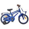 vidaXL Kids Bike 12 Inches for 2-4 Years Old Dark Blue