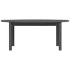 vidaXL Coffee Table Grey 110x55x45 cm Solid Wood Pine