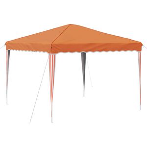 vidaXL Pop-up Party Tent Orange 288 x 288 x 245 cm Oxford Fabric