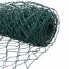 vidaXL Chain Link Fence Green 2 x 20 m Steel