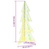 vidaXL Christmas Tree with 160 LEDs Warm White 150 cm PET
