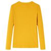 Kids' T-shirt with Long Sleeves Ochre 128