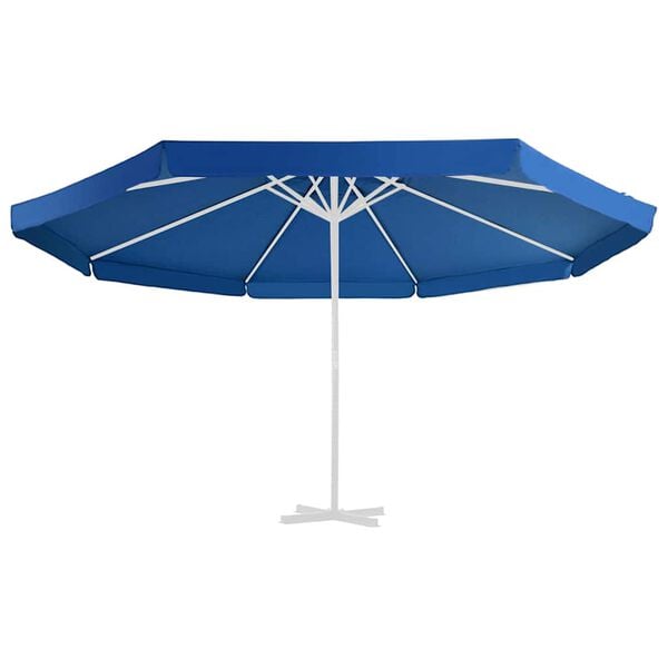 vidaXL Replacement Fabric for Outdoor Parasol Azure Blue 515 cm