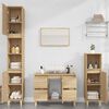 vidaXL Sink Cabinet Sonoma Oak 80x33x60 cm Engineered Wood