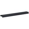 vidaXL Window Sill Anthracite with Wood Grain 60 x 15 x 4.5 cm PVC