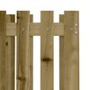 vidaXL Garden Planter with Fence Design 70x70x70 cm Impregnated Wood Pine