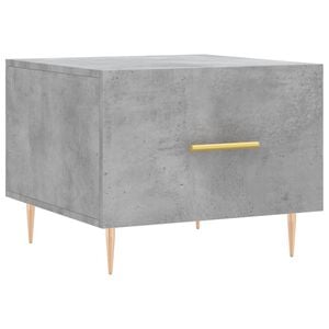 vidaXL Coffee Table Concrete Grey 50x50x40 cm Engineered Wood