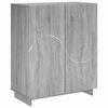 vidaXL Shoe Cabinet 73 x 38 x 87.5 cm Engineered Wood Grey Sonoma