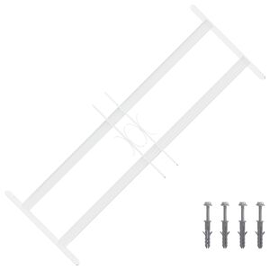 vidaXL Security Grille for Windows with 2 Crossbars 3 pcs 43-74 cm