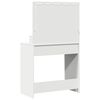 vidaXL Dressing Table White 75.5 x 41 x 135 cm Engineered Wood