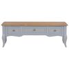 vidaXL TV Cabinet Grey 100x35x35 cm Wood