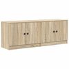 vidaXL Bed Cabinet 2 pcs Sonoma Oak 66 x 35 x 48 cm Engineered Wood