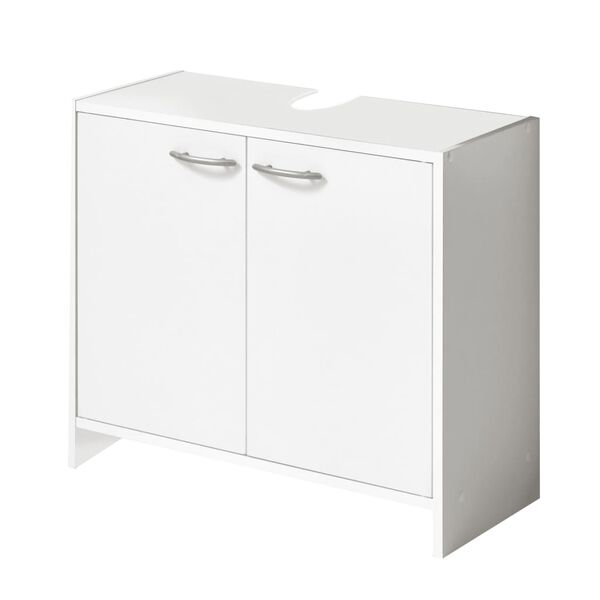 FMD Under-sink Bathroom Cabinet 63.7x28.1x55 cm White