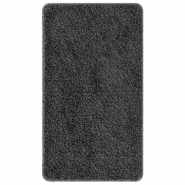 vidaXL Anti-slip Bath Mat Dark Grey 70 x 120 cm PP