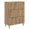 vidaXL Drawer Cabinet Artisan Oak 66 x 34.5 x 90 cm Engineered Wood