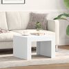 vidaXL Coffee Table White 50x50x35 cm Engineered Wood