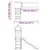 vidaXL Outdoor Playset Impregnated Wood Pine