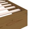 vidaXL Bed Frame without Mattress Honey Brown Solid Wood 135x190 cm Double