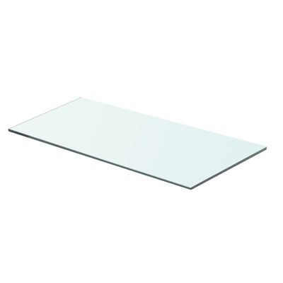 vidaXL Shelves 2 pcs Panel Glass Clear 60x25 cm