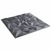 vidaXL Wall Panels 12 pcs Grey 50x50 cm XPS 3 m² Amethyst