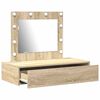 vidaXL Dressing Table Brown 83 x 40 x 70 cm Engineered Wood