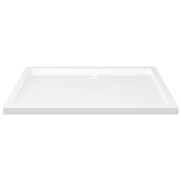 vidaXL Rectangular ABS Shower Base Tray White 70x100 cm