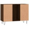 vidaXL Bathroom Cabinet Brown Oak 80x33x60 cm Engineered Wood