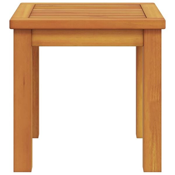 vidaXL Side Table Oil Natural 35 x 35 x 34 cm Solid Acacia Wood