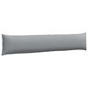 vidaXL Sofa Pillows 2 pcs Light Grey 200 x 40 cm Fabric