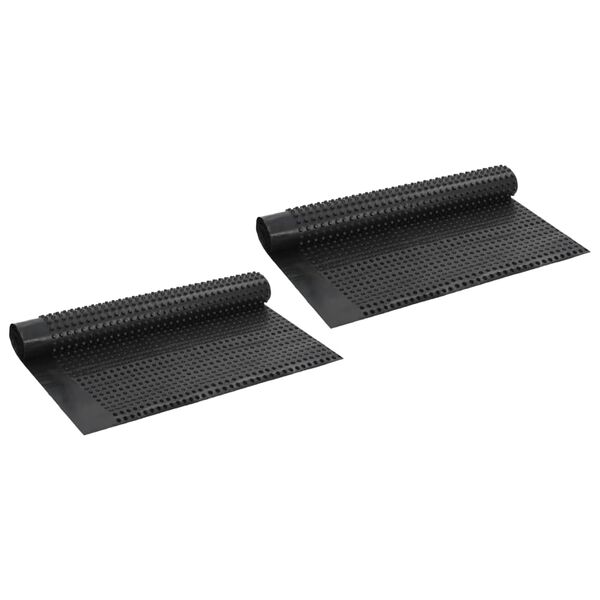 vidaXL Dimpled Drainage Sheets 2 pcs HDPE 400 g/m&sup2; 1x20 m