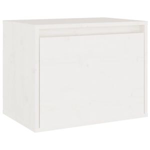 vidaXL Wall Cabinet White 45x30x35 cm Solid Pinewood
