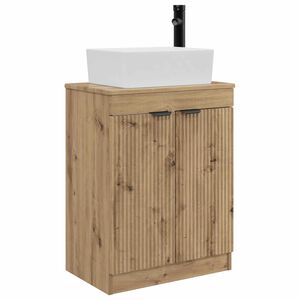 vidaXL Bathroom Vanity with Sink Artisan Oak 54 x 35 x 83 cm