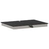 vidaXL Garden Floor Shower WPC and Stainless Steel 201 Anthracite