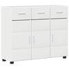 vidaXL Sideboard FLORIN 88.5 x 30.5 x 73 cm High Gloss White