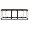 vidaXL Coffee Table Smoked Oak 100x50x35.5 cm Engineered Wood