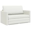 vidaXL Folding Sofa Bed White 124 x 71 x 78 cm PVC