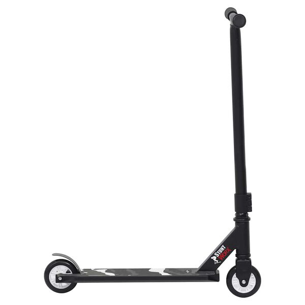 vidaXL Stunt Scooter with Aluminium Handlebar Black