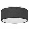 vidaXL Ceiling Lamp with Spotlights Black 30 x 30 x 13.5 cm Fabric
