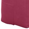 vidaXL Back Pillow Wine Red 160 x 24 x 50 cm Velvet