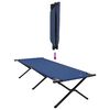 vidaXL Folding Camping Bed Folding Blue 210 x 80 x 46 cm Oxford fabric