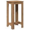 vidaXL Bar Table Artisan Oak 51x50x103,5 cm Engineered Wood