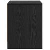 vidaXL Bedside Cabinet Black Oak 45 x 34 x 44.5 cm Engineered Wood