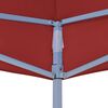 vidaXL Party Tent Roof 2x2 m Burgundy 270 g/m&sup2;