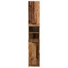vidaXL Bathroom Cabinet Old Wood 32x34x188.5 cm Engineered Wood