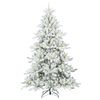 vidaXL Artificial Hinged Christmas Tree White 180 cm PVC and Steel