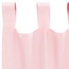vidaXL Voile Curtains with Rod Pockets 2 pcs Light Pink