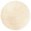 vidaXL Rug HUARTE Short Pile Soft and Washable Cream &Oslash; 200 cm
