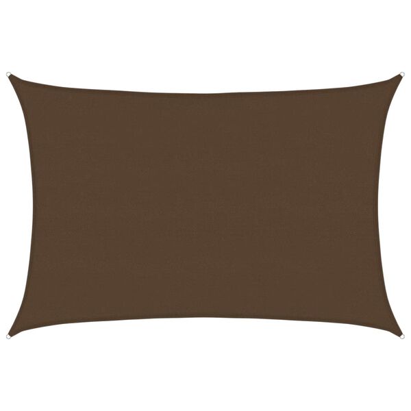 vidaXL Sunshade Sail 160 g/m² Brown 5x7 m HDPE