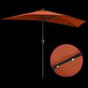 vidaXL Garden Parasol Terracotta 294 x 150 x 224 cm Fabric