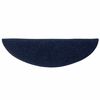 vidaXL Stair Mats Self-adhesive 10 pcs 56x17x3 cm Navy Half Round